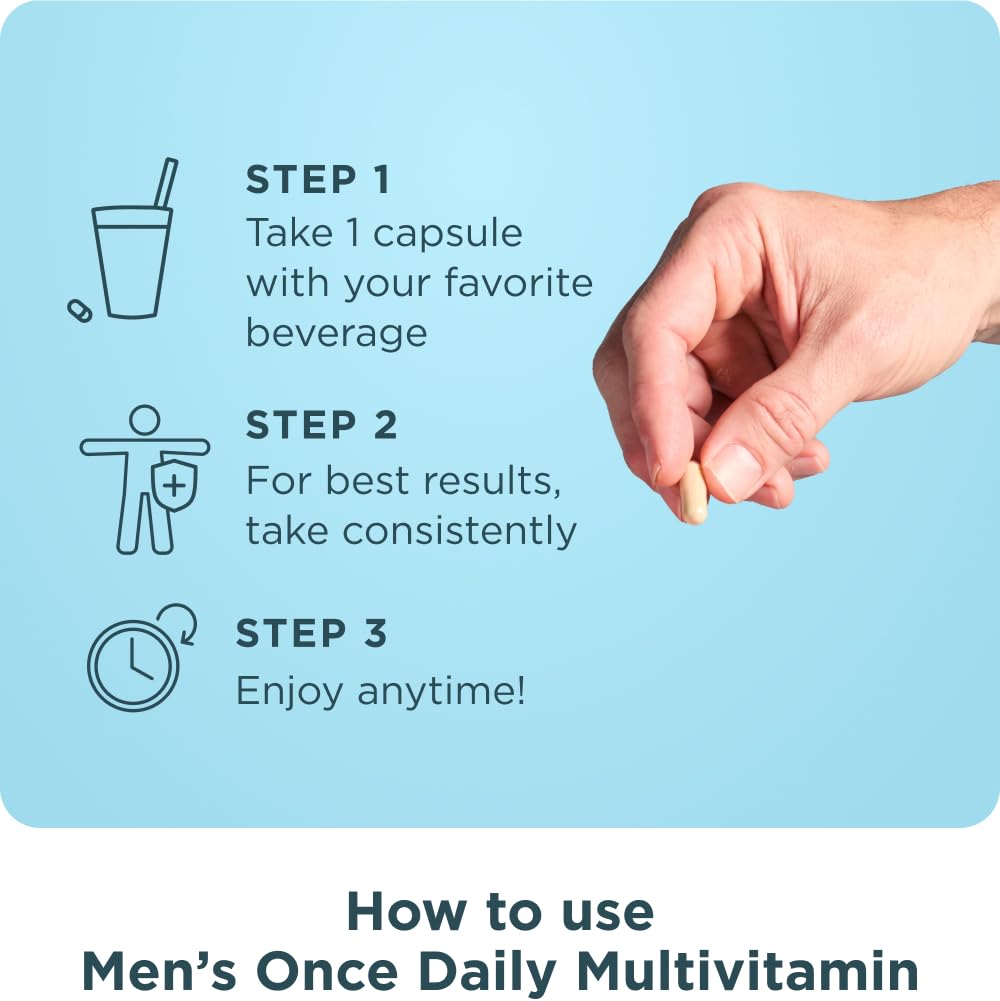 Ancient Nutrition Men’s Multivitamin on shelf in lifestyle setting