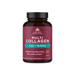 Ancient Nutrition Multi Collagen bottle with 90 capsules for joint support.