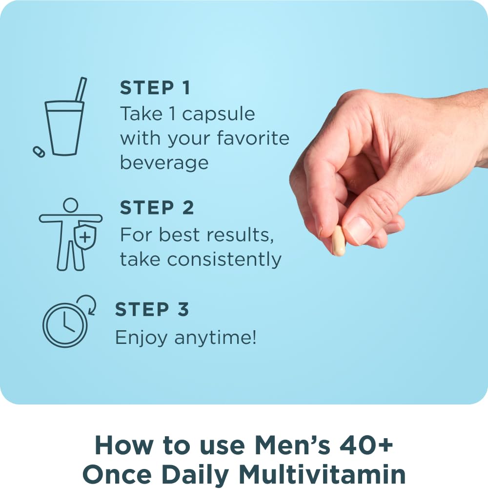 Ancient Nutrition Multivitamin for Men 40+ packaging box signals quality and trust
