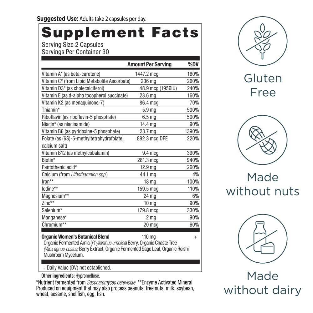 Ancient Nutrition fermented Amla and Reishi ingredients support daily wellness.