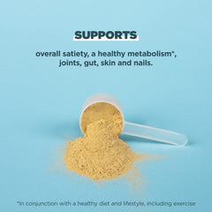 Paleo and keto friendly, dairy free, gluten free, and soy free Ancient Nutrition bone broth powder.