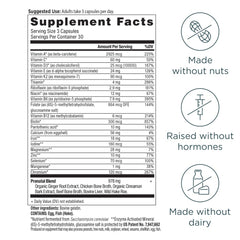 Ancient Nutrition Prenatal capsules close-up for easy daily use.