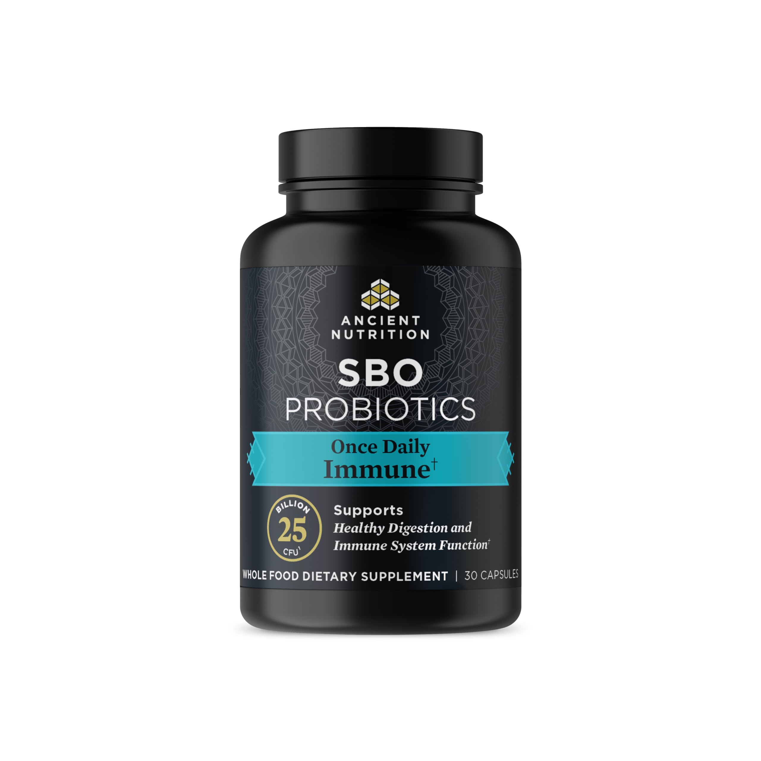 Ancient Nutrition Probiotics once daily bottle for convenient immune and digestion support