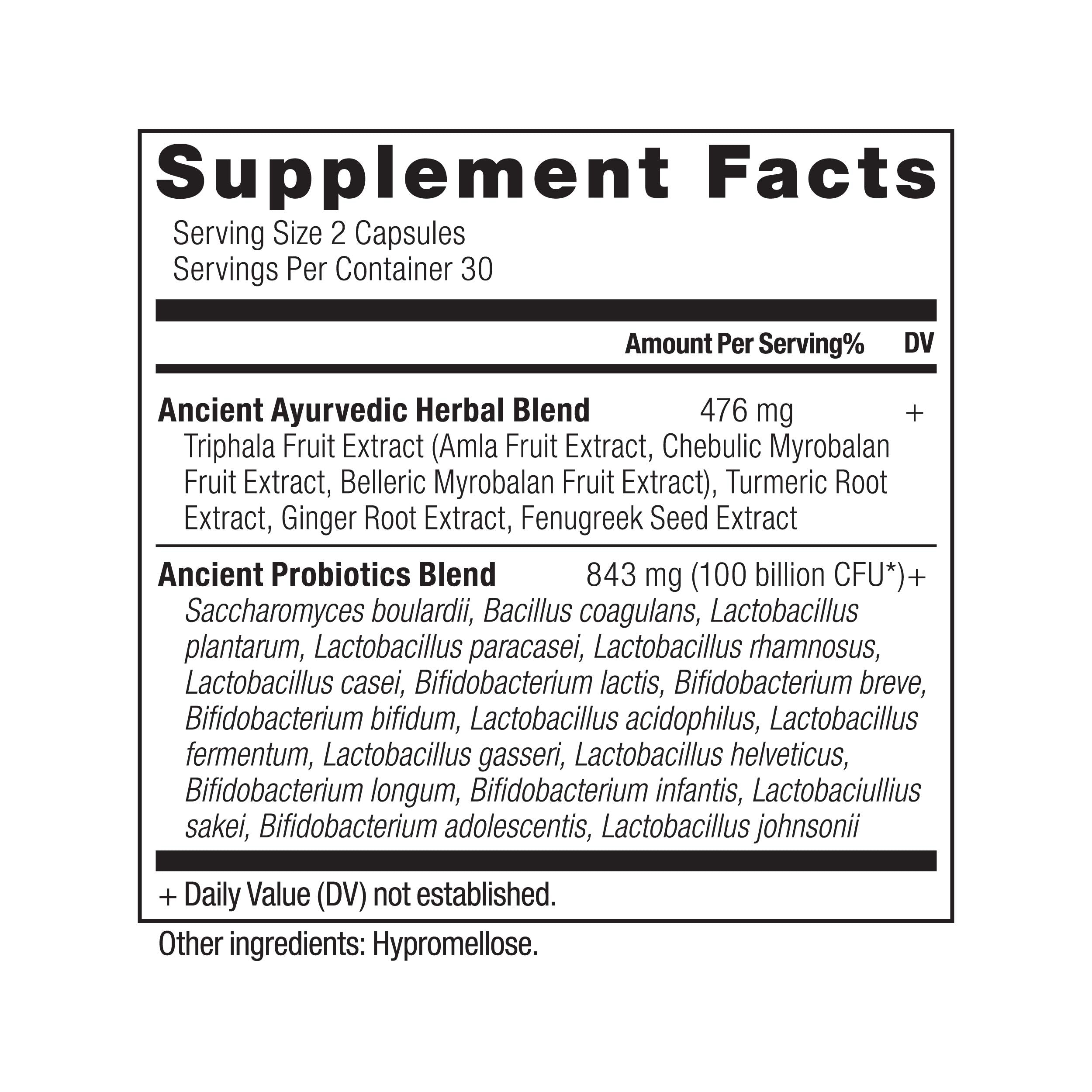 Ancient Nutrition Probiotics Ultimate capsules ready for daily use in a busy lifestyle.