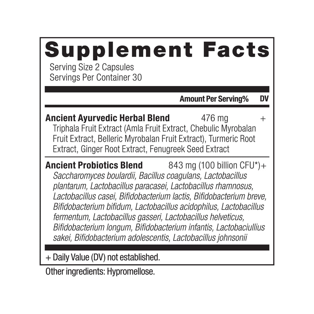 Ancient Nutrition Probiotics Ultimate capsules ready for daily use in a busy lifestyle.