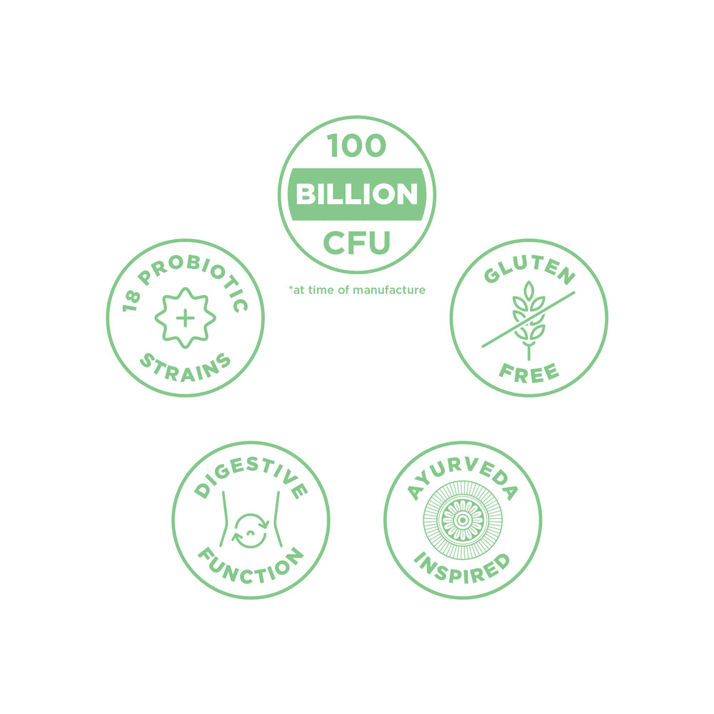 Ancient Nutrition Probiotics Ultimate label highlights gluten-free and soy-free formulation.