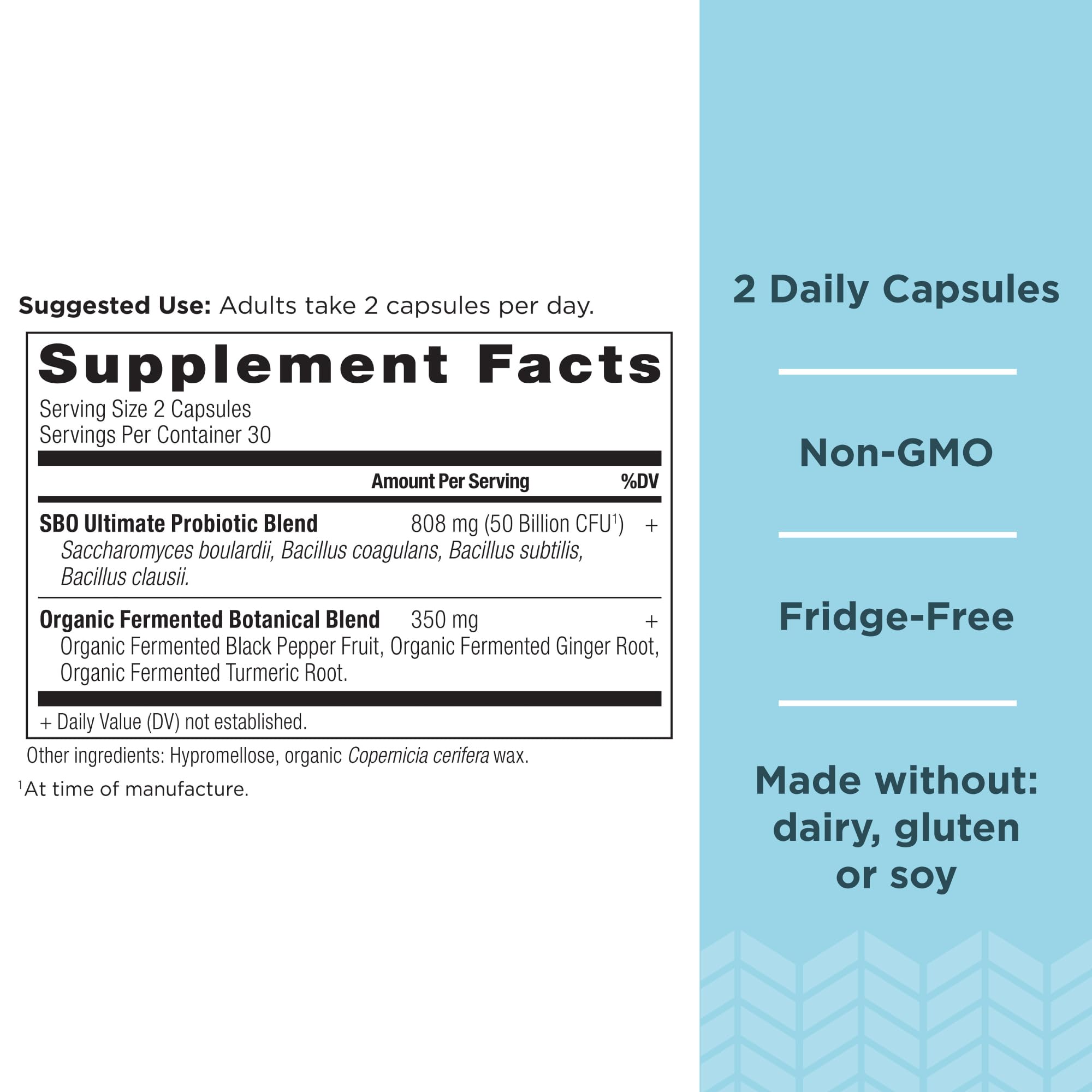 Ancient Nutrition SBO Probiotics Ultimate capsules close-up for immune wellness