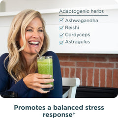 Ancient Nutrition Organic greens ingredients display with antioxidant-rich blend.