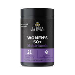 Ancient Nutrition Women's 50+ multivitamin bottle for daily menopause support