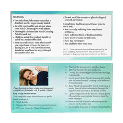 ANCIENT SECRETS Neti Pot dishwasher safe ceramic finish for easy cleanup.