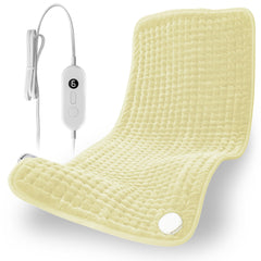 Andola heating pad front view, large 33x17 inches providing full back coverage.