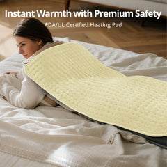 Andola heating pad with denser wires for even heat distribution.