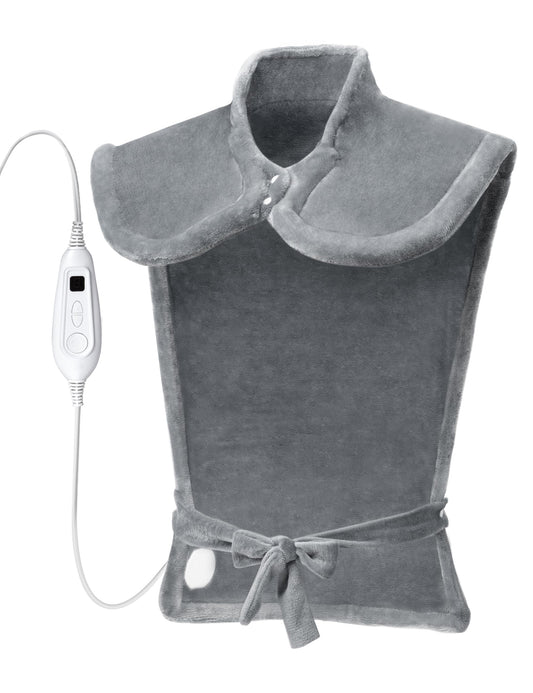 Andola heating pad around neck and shoulders delivers soothing warmth for tense muscles.