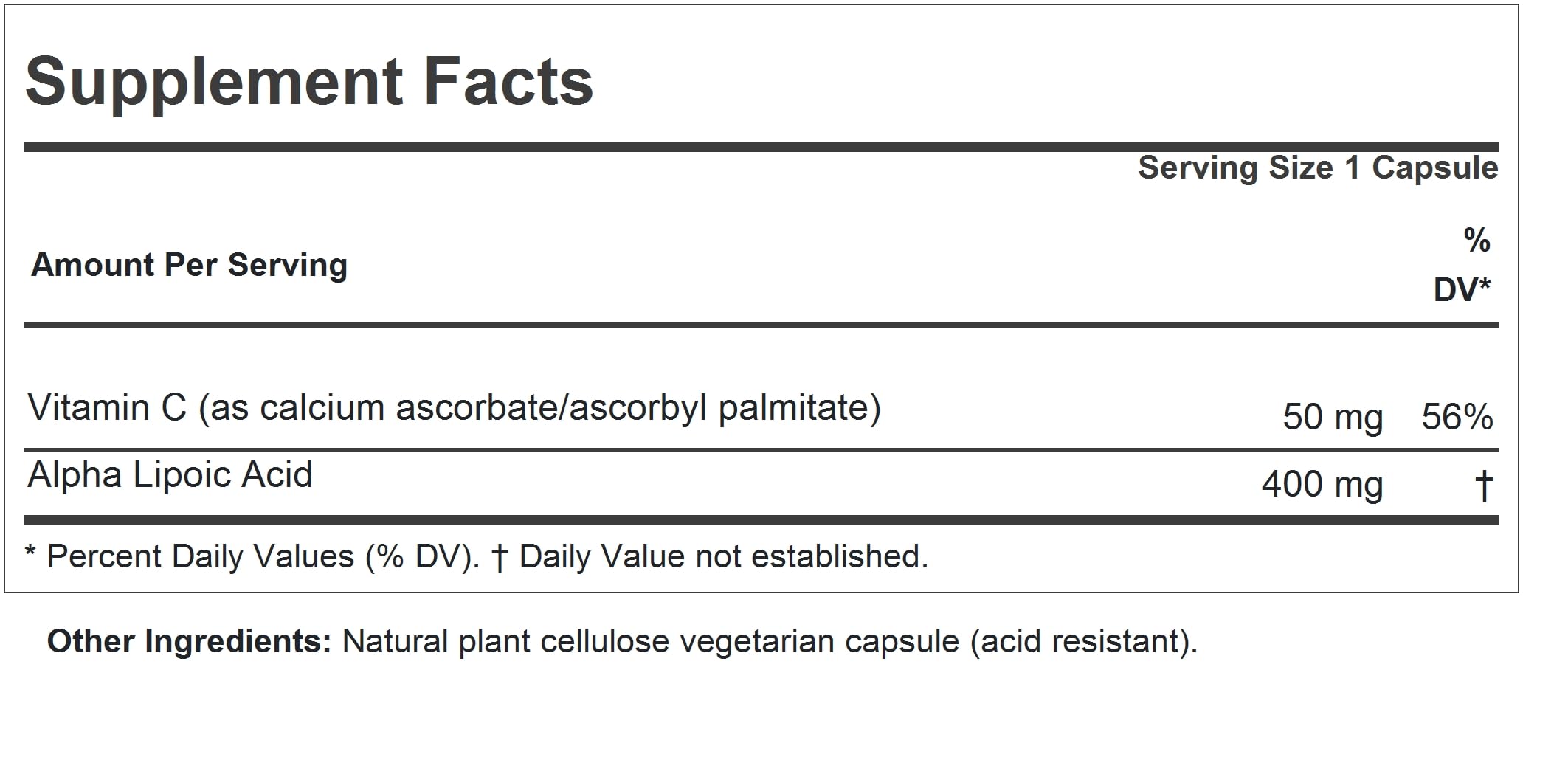 ALA 400mg capsules closeup highlighting high potency and easy absorption