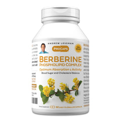 ANDREW LESSMAN Berberine Phospholipid Complex bottle for easy daily supplementation