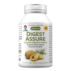 Andrew Lessman Digest Assure bottle front showing vegetarian enzyme support