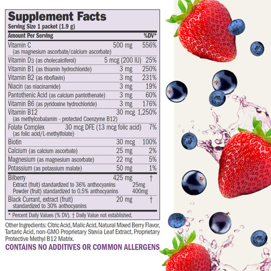 ANDREW LESSMAN Efficient C Mixed Berry dispensing pack demonstrates easy mix for quick beverages