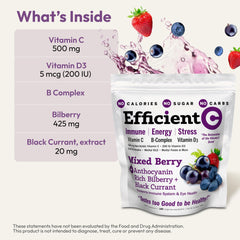 ANDREW LESSMAN Efficient C Mixed Berry in glass shows easy-to-mix drink texture