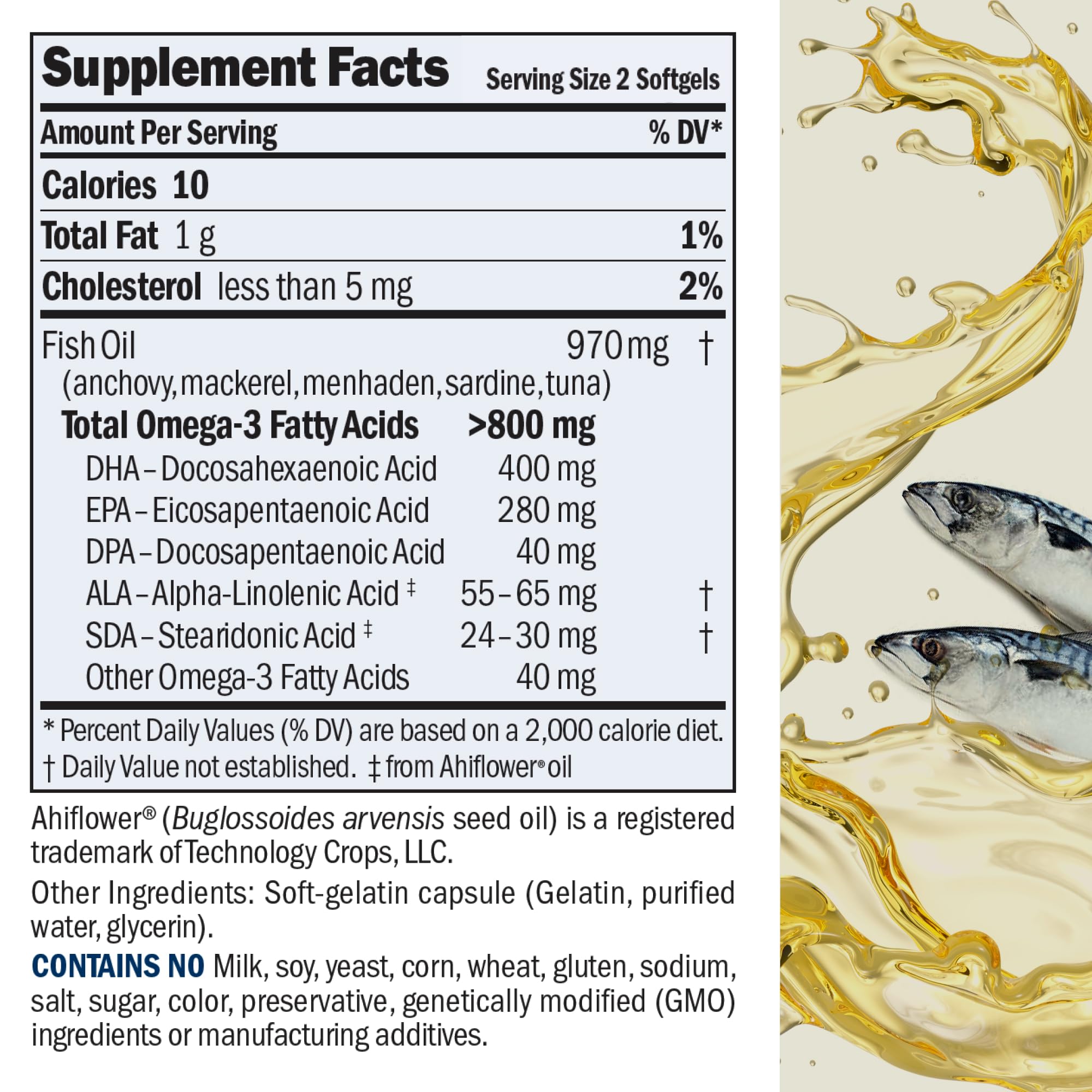 Close-up of Andrew Lessman Essential Omega-3 unflavored softgels for easy daily intake.