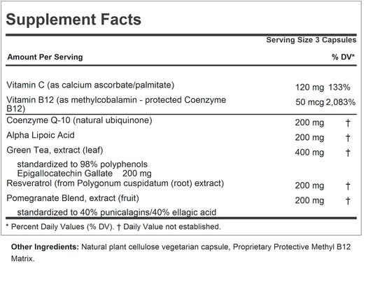 Andrew Lessman Five Favorites capsules-closeup showing easy-to-swallow capsules.