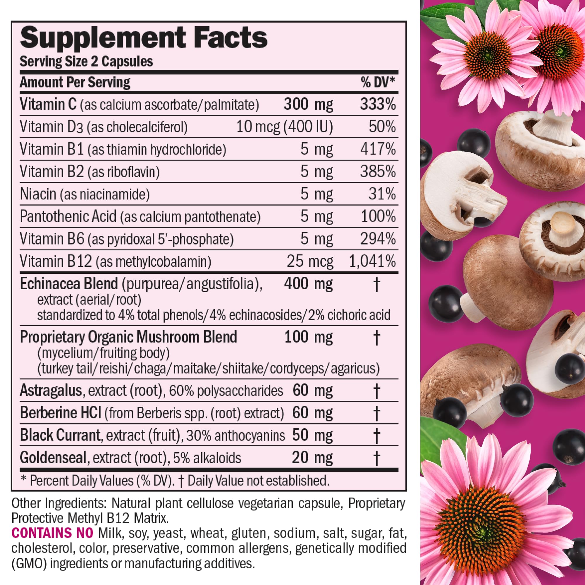 Andrew Lessman Immune Factors 360 capsules highlighting plant-based immune support