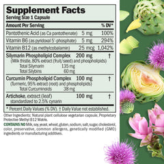 Andrew Lessman Liver Anti-Oxidant Extracts capsules outline for easy daily use.
