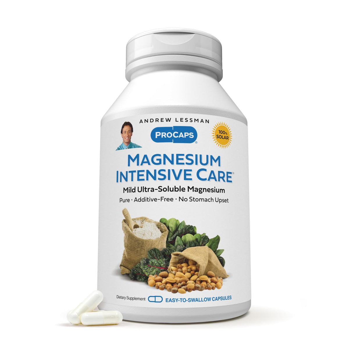 Andrew Lessman Magnesium Intensive Care bottle front for daily magnesium support