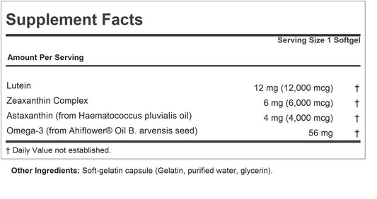 Andrew Lessman Max L+Z softgels close-up, showcasing easy-to-swallow capsules.