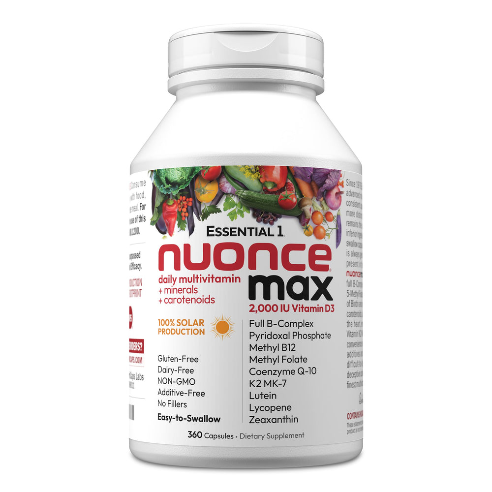 Andrew Lessman nuoncemax bottle front — high-potency daily multivitamin for adults.