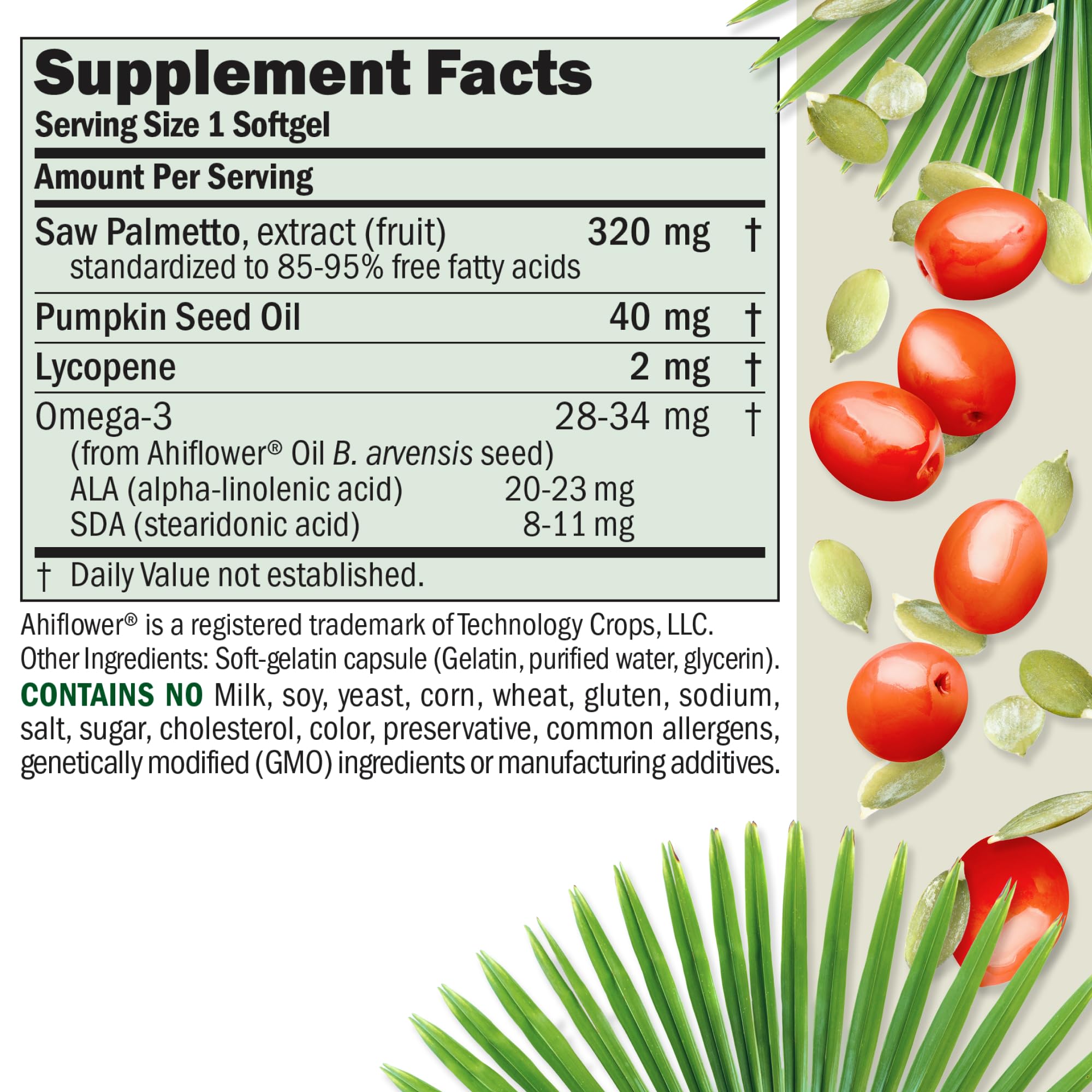 Andrew Lessman Prostate Support with lycopene supports antioxidant balance.