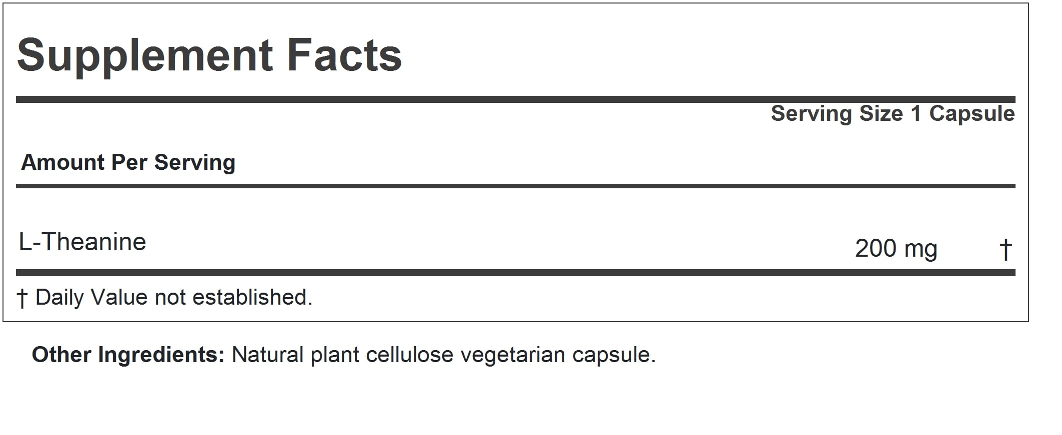 Andrew Lessman Theanine capsules close-up showing smooth, easy-to-swallow calm focus