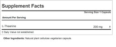 Andrew Lessman Theanine capsules close-up showing smooth, easy-to-swallow calm focus