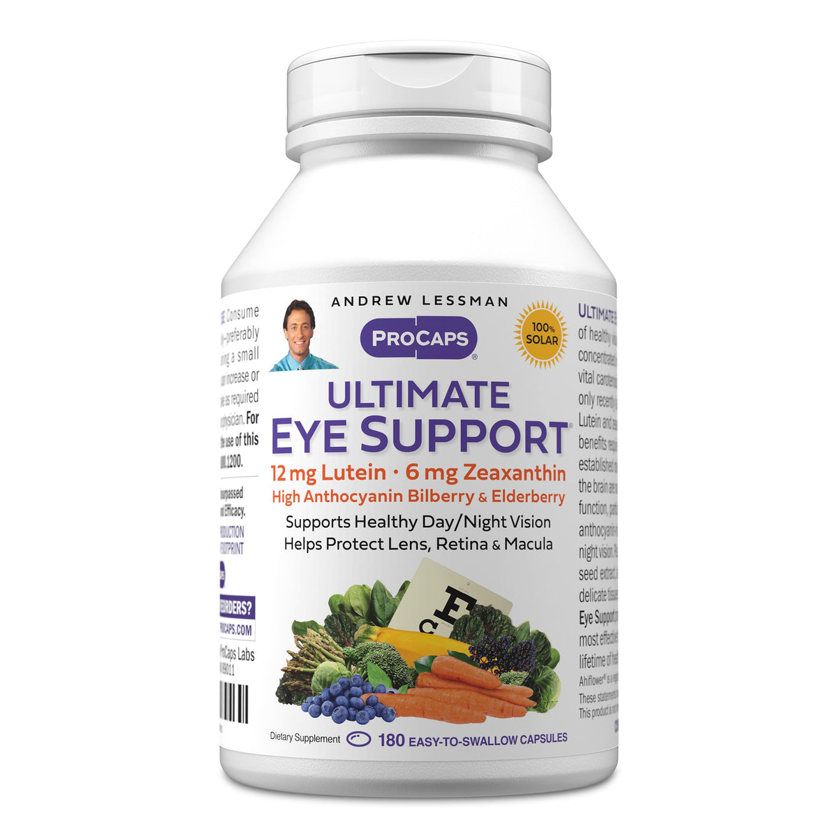 Andrew Lessman Ultimate Eye Support bottle for daily eye health routine