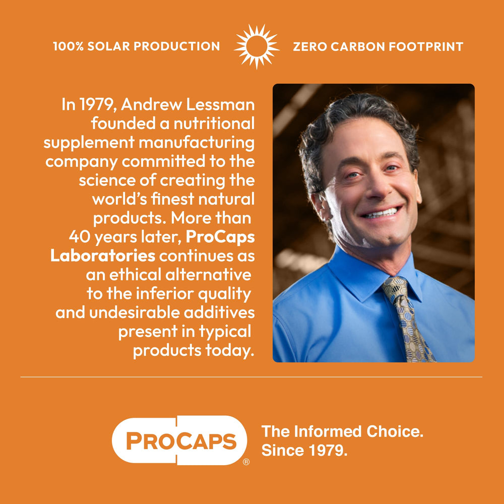 Bottle resting on a table under natural light features ANDREW LESSMAN Vitamin C 500 Complex.