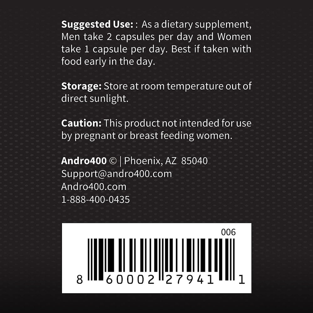 Andro400 capsules pour demonstrates convenient daily supplementation.