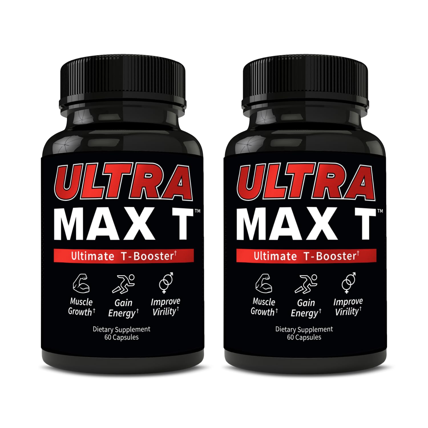 Andro400 Ultra Max T bottle front, premium T-support formula for daily vitality.