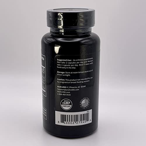 Andro400 Ultra Max T capsules closeup highlights easy daily use