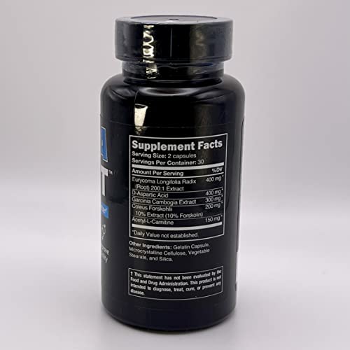 Andro400 Ultra Max T label graphic presents key ingredients and potency