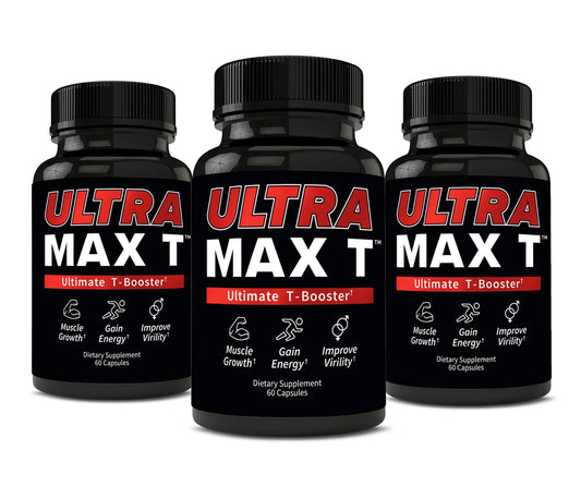 Andro400 UltraMax T bottle front for daily supplementation.