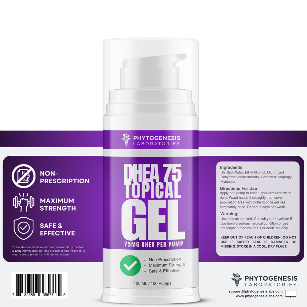 ANDROGENESIS DHEA 75 arm-area-application illustrates targeted skin absorption.