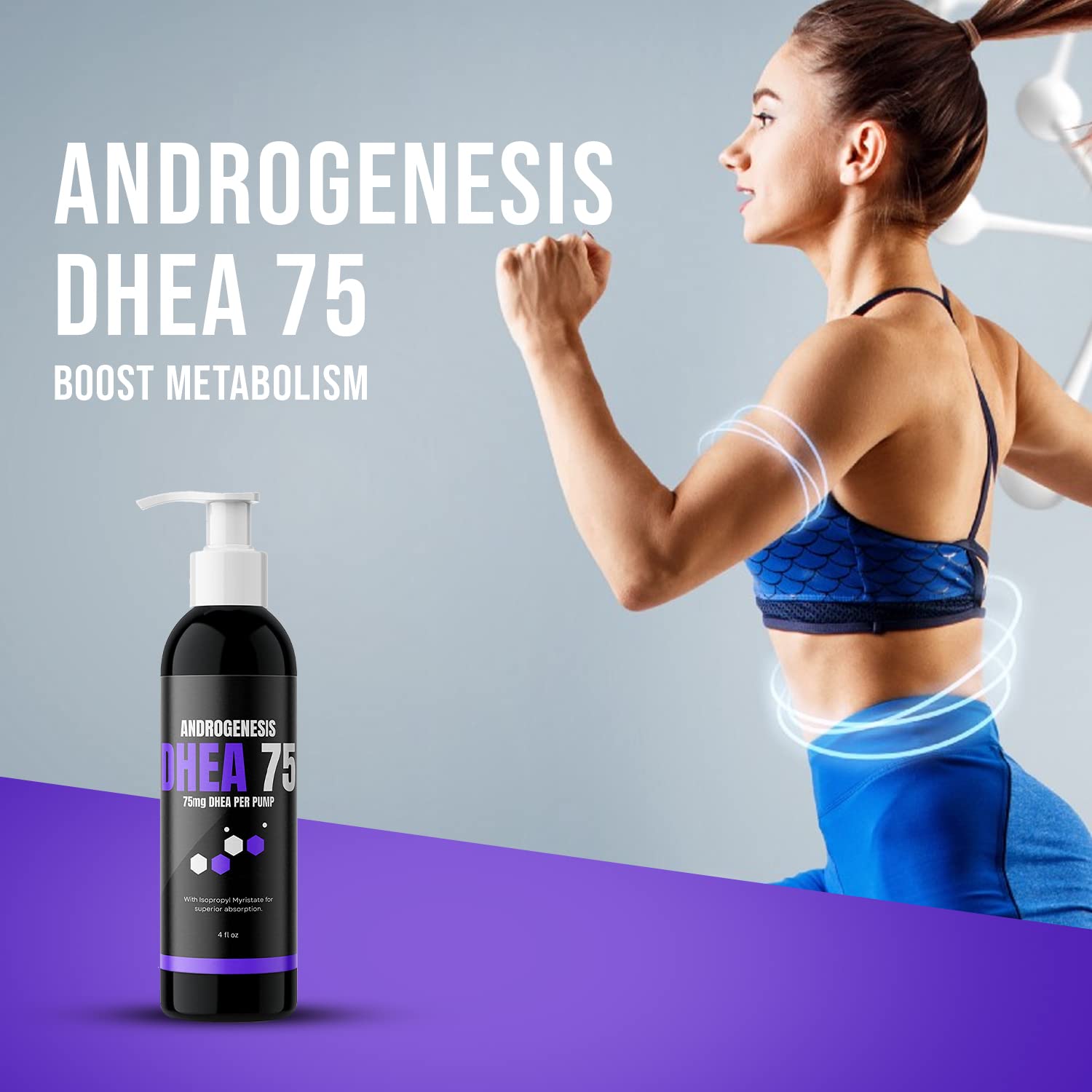 ANDROGENESIS DHEA 75 brand-logo reinforces brand visibility and trust.