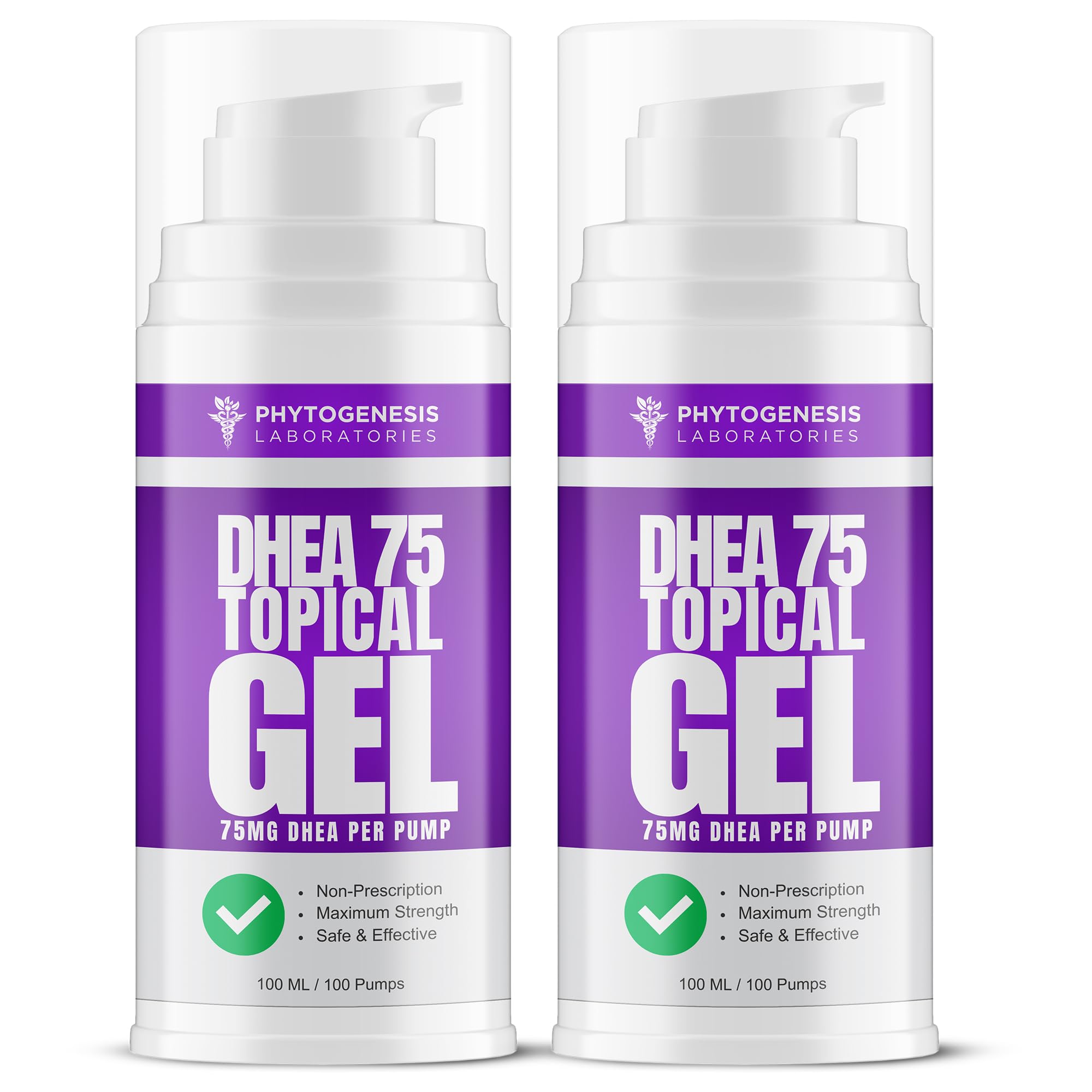 ANDROGENESIS DHEA 75 packaging on shelf for daily topical use.