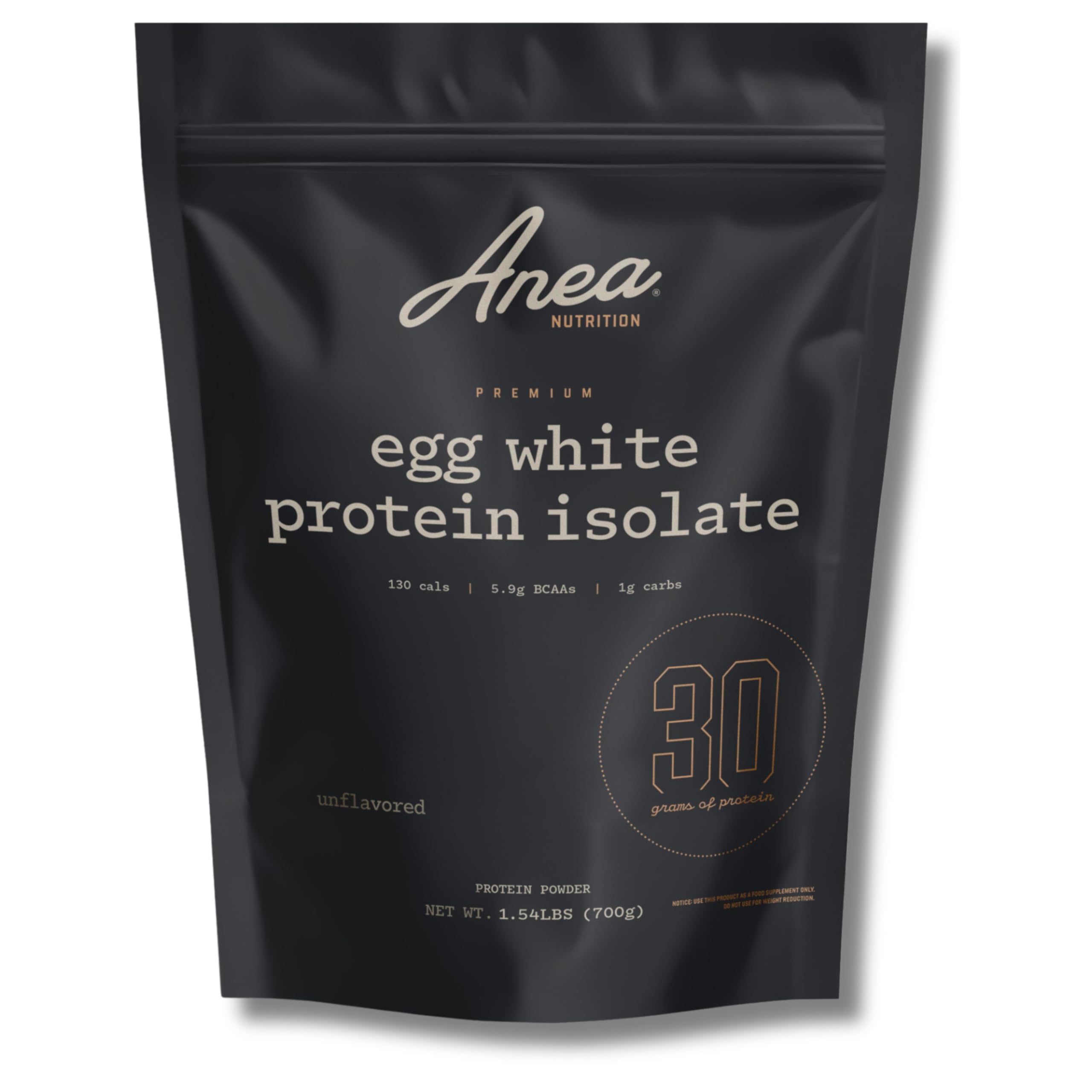 Anea Egg White Protein Isolate pour: clean, fat-free fueling for shakes.