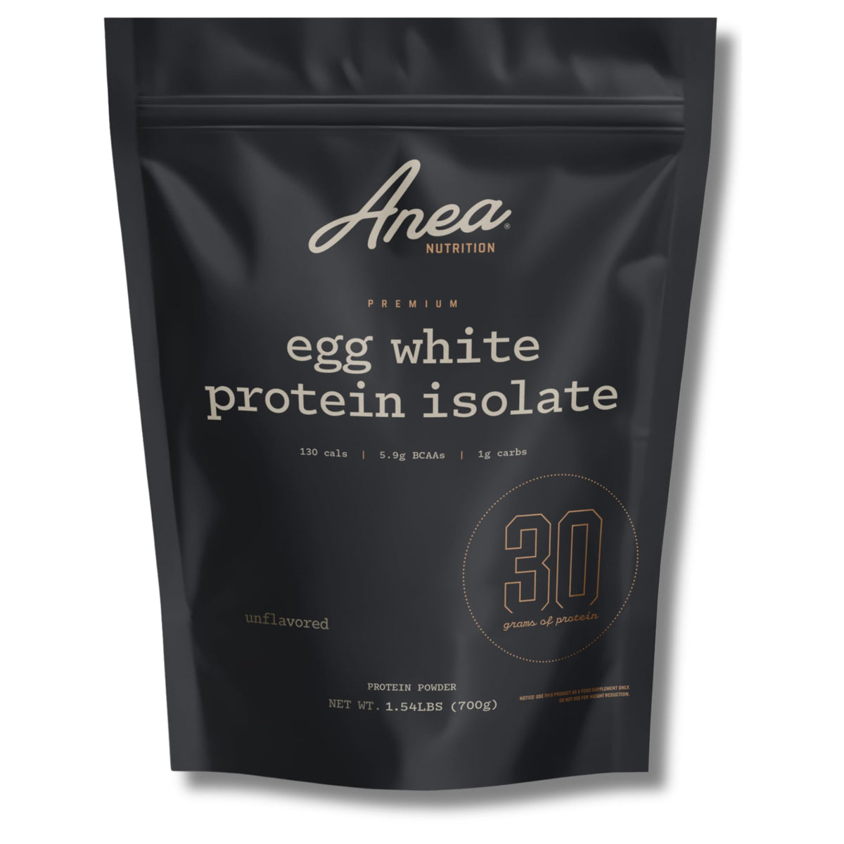 Anea Egg White Protein Isolate pour: clean, fat-free fueling for shakes.