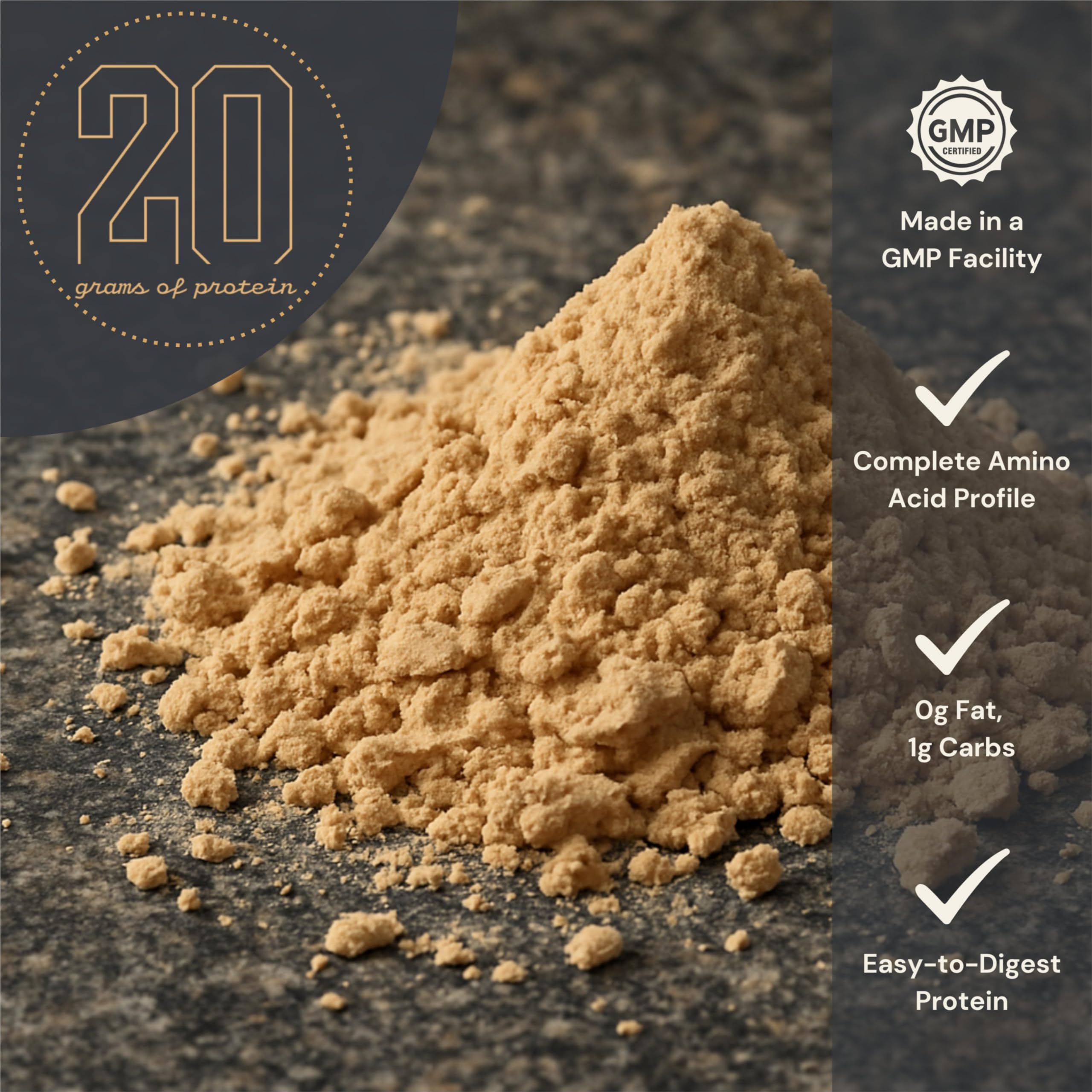Anea Plant Protein shake glass with smooth dairy-free texture.