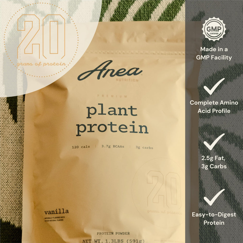 Anea Plant Protein Vanilla shaker demonstrates smooth mixing and texture
