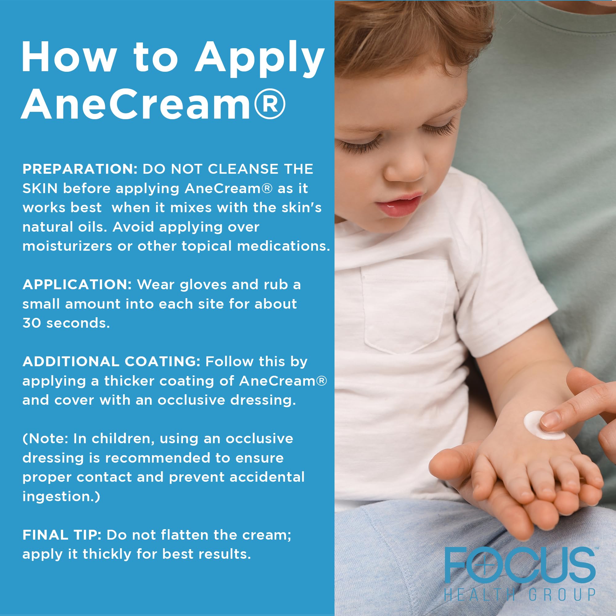 AneCream Focus Health placed in a travel first-aid kit for on-the-go care.