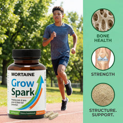 ANEFOSE Mortaine Grow Spark capsules close-up shows easy daily capsule format.