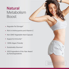 Anew Vita Morosil label close-up showing non-GMO and gluten-free ingredients.