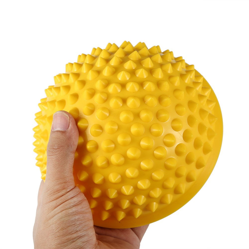 ANGGREK half round massage ball yellow foot massage focus supports relaxing foot muscles